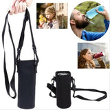 Neoprene Water Bottle Carrier with Strap – Insulated Sleeve for 610ml–1500ml Bottles (Black or Camouflage) thumbnail 2