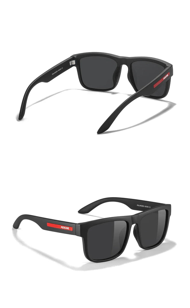 KDEAM Polarized Sunglasses – White Frame UV400 Protection