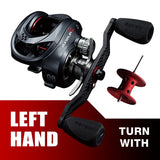 Seasir Salminus Baitcasting Reel – 8.0:1 Gear Ratio | Dual Aluminum Spools | 11+1BB | 12KG Drag Power thumbnail 25