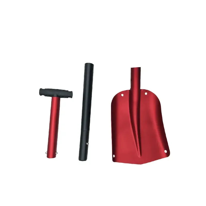 Foldable Emergency Snow Shovel with Extendable Aluminum Handle – Lightweight, Compact & Durable for Car, Camping, Ski, or Garden Use