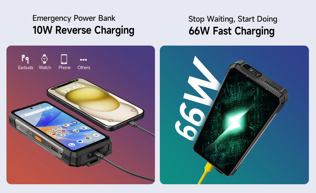 Ulefone Armor 34 Pro 5G – Rugged AI Smartphone with Built-in Projector, 25500mAh Battery, 120Hz Display, and 32GB+512GB Storage