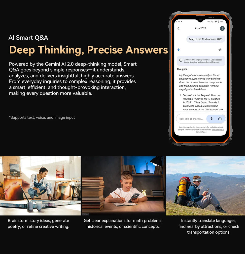 Blackview Oscal MARINE 1 Rugged Smartphone – 6.56" HD+ 90Hz Display, Android 15, 5100mAh Battery, IP68 Waterproof, 12GB RAM + 128GB ROM