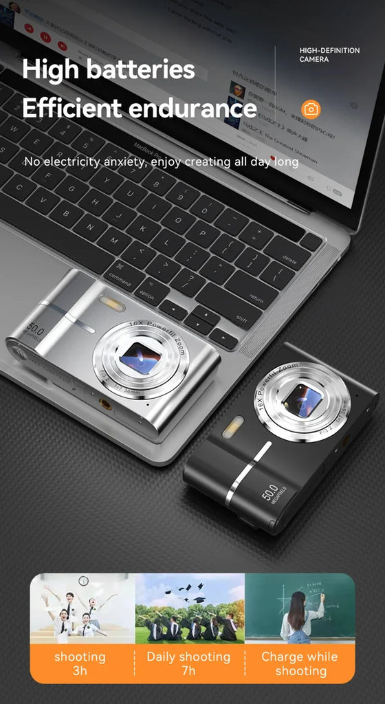 Xiaomi 4K Digital Camera – 50MP Sensor, 16X Optical Zoom, Anti-Shake