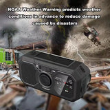 Multifunctional Emergency Radio – Hand Crank, Solar Powered, AM/FM/SW with LED Flashlight, SOS Alarm & Power Bank thumbnail 7