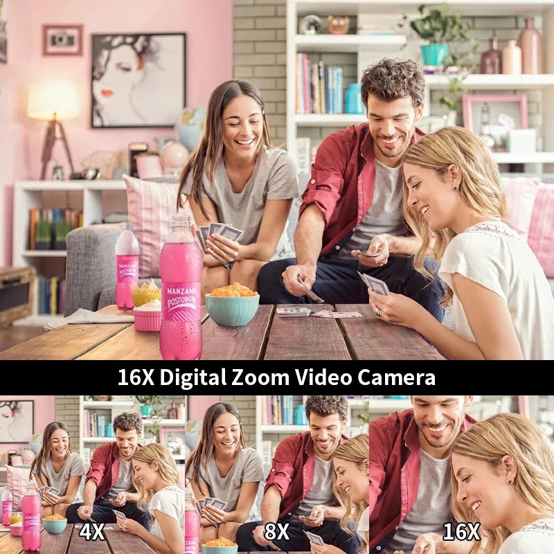 DV100 Camcorder – High-Quality Audio & Video Recording for Vlogs and More