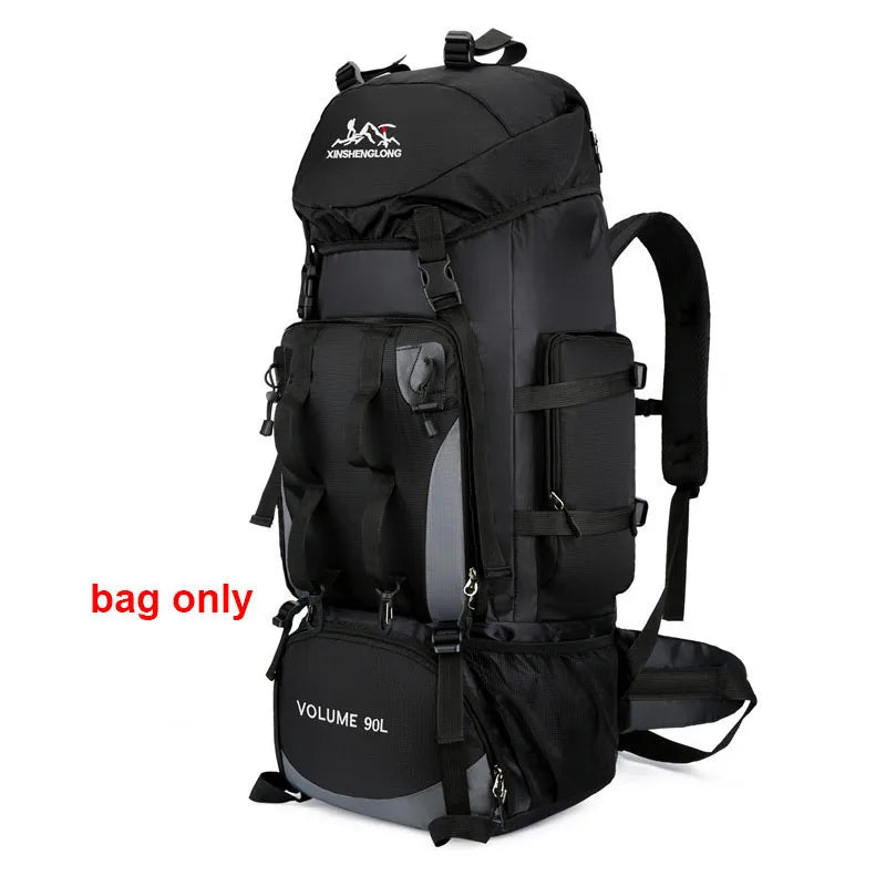 90L Waterproof Hiking & Camping Backpack – Large Capacity Outdoor Trekking Bag