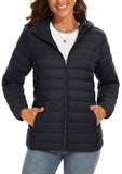 TACVASEN Women’s Full Zip Hooded Puffer Jacket – Lightweight, Warm & Windproof Winter Coat thumbnail 35