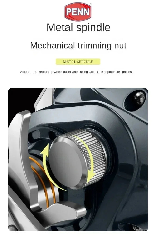 PENN LJ101 High-Speed Baitcast Reel – Precision, Power & Performance