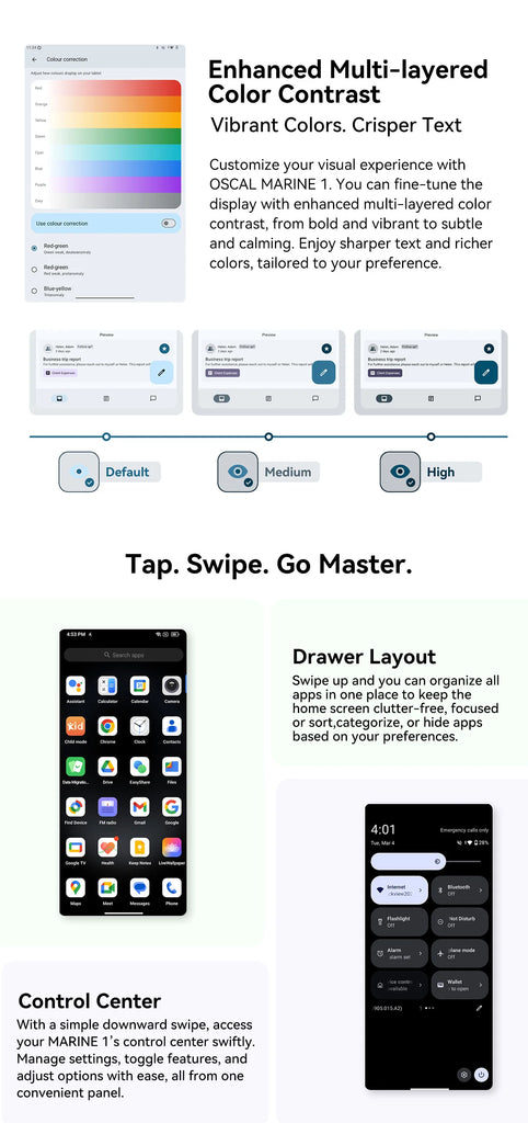 Blackview Oscal MARINE 1 Rugged Smartphone – 6.56" HD+ 90Hz Display, Android 15, 5100mAh Battery, IP68 Waterproof, 12GB RAM + 128GB ROM