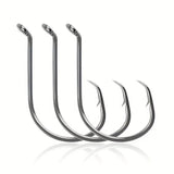 160pcs Stainless Steel Circle Hook Set β 2X Strong Offset Octopus Hooks for Sport Fishing | Corrosion-Resistant & Ultra-Sharp thumbnail 2