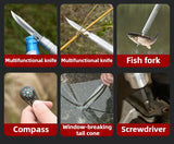 Multifunctional Folding Military Shovel – Survival Tool Set for Camping, Hiking & Outdoor Use thumbnail 11