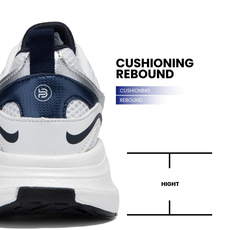 Baasploa Women's Lightweight Mesh Running Shoes – Breathable Outdoor Jogging Sneakers with Anti-Slip Sole