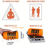 2-Person Emergency Survival Tent – Lightweight, All-Weather Shelter for Emergencies thumbnail 5