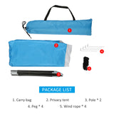 Portable Outdoor Privacy Tent – Beach Shower, Toilet, & Changing Room Shelter thumbnail 12