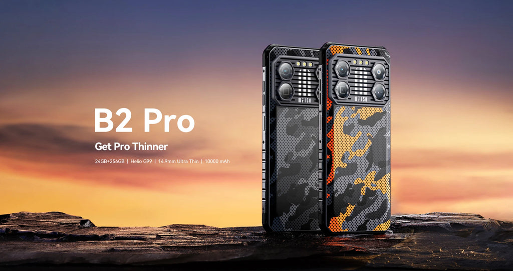 IIIF150 B2 Pro Rugged Smartphone – 6.8" FHD+ 120Hz | 24GB RAM (12+12) | 256GB ROM | 108MP Camera | 10000mAh Battery | Helio G99 | Android | IP68/IP69K | MIL-STD-810G
