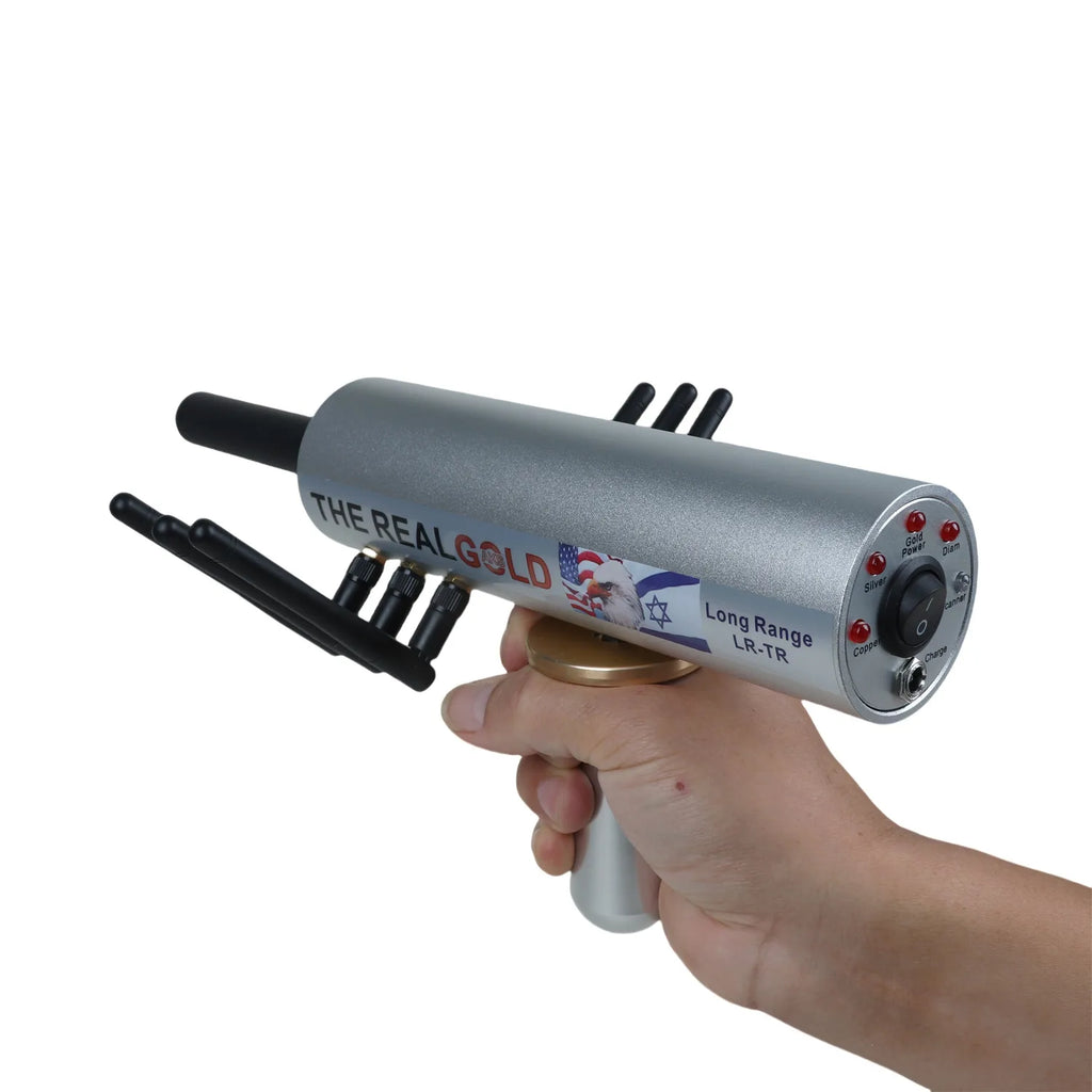 AKS 6-Antenna Long-Range Underground Detector – Detect Gold, Silver, Copper, Gems & Diamonds (Up to 800m Range / 12M Depth)