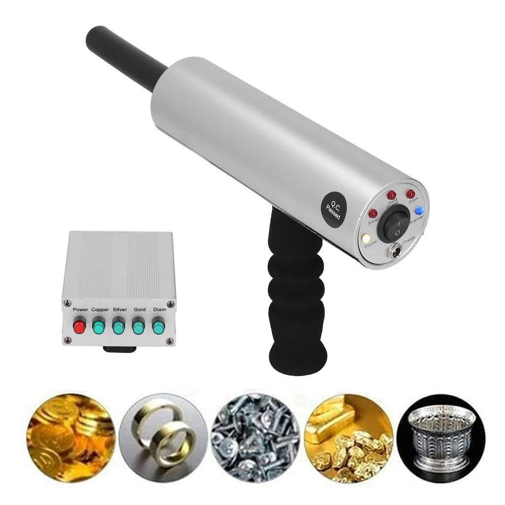 Aramox Long-Range Metal Detector – 14m Depth, 800m Range, Rechargeable Aluminum Detector for Gold, Silver & Precious Metals