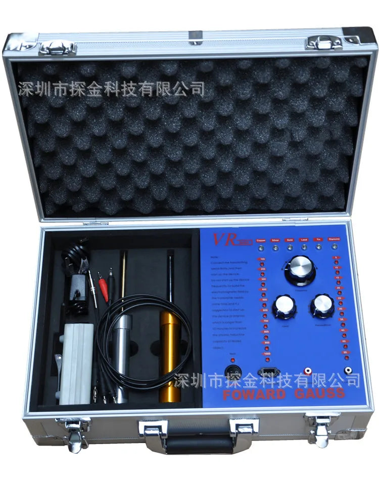 VR9000 Long-Range Underground Metal Detector β Gold, Silver, Copper & Diamond Locator (Up to 50M Depth & 1600M Range)