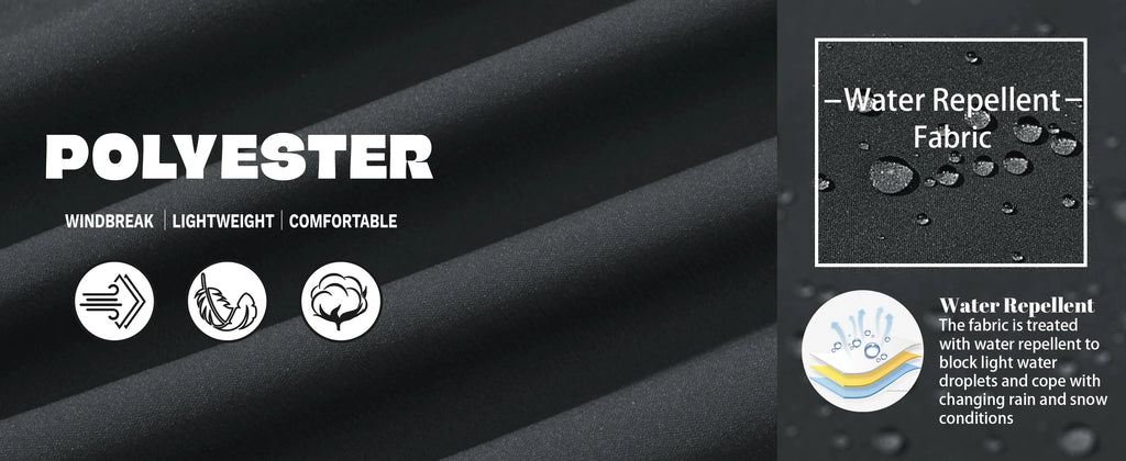 TACVASEN Men’s Lightweight Bomber Jacket – Casual Zip-Up Workwear for Spring & Fall, Water-Resistant Outdoor Windbreaker