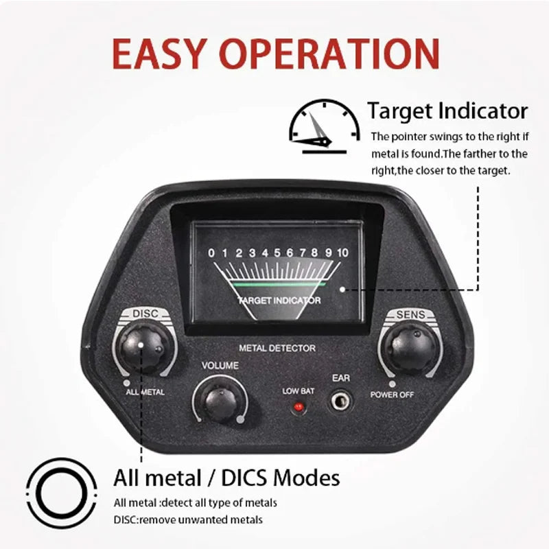 MD4030 Professional Underground Metal Detector β High-Accuracy Gold & Treasure Detection Tool