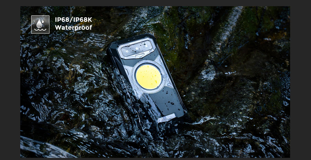 FOSSiBOT F102 Rugged Smartphone – 16500mAh Battery, 20GB+256GB, Android 13, 120Hz 6.58" FHD+ Display, Helio G99, 108MP Camera, NFC