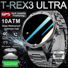 GUHUAVMI Professional GPS Outdoor Smartwatch – Military Grade, 1000mAh Battery, 10ATM Waterproof