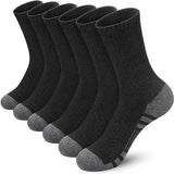 6 or 12 Pairs Men's Outdoor Crew Socks – Breathable, Durable, and Comfortable Fit thumbnail 26