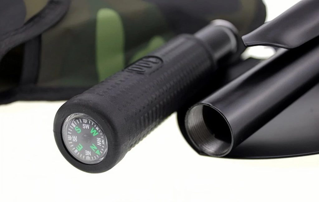 Multifunction Folding Tactical Shovel β Survival & Camping Tool Kit with Canvas Bag