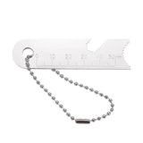 2-Pack Stainless Steel Fire Starter Keychains β Portable Survival Flint & Steel Set thumbnail 5