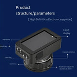 GIGI 4K Electronic Telescope Eyepiece Camera with 3" Color Display – Astrophotography Ready thumbnail 4