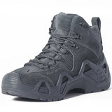 Men’s Tactical Combat Hiking Boots – Waterproof Nylon & Suede Outdoor High Tops for Work, Climbing & Trekking thumbnail 21