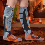 Rechargeable Heated Socks – Unisex Electric Thermal Socks with Remote Control & 3 Heat Settings (2200mAh Batteries Included) thumbnail 3