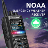 BTONERA BT-8000 Full-Band Ham Radio – 256CH Dual PTT Two-Way Radio with Airband, NOAA, Marine, and Scrambler thumbnail 2
