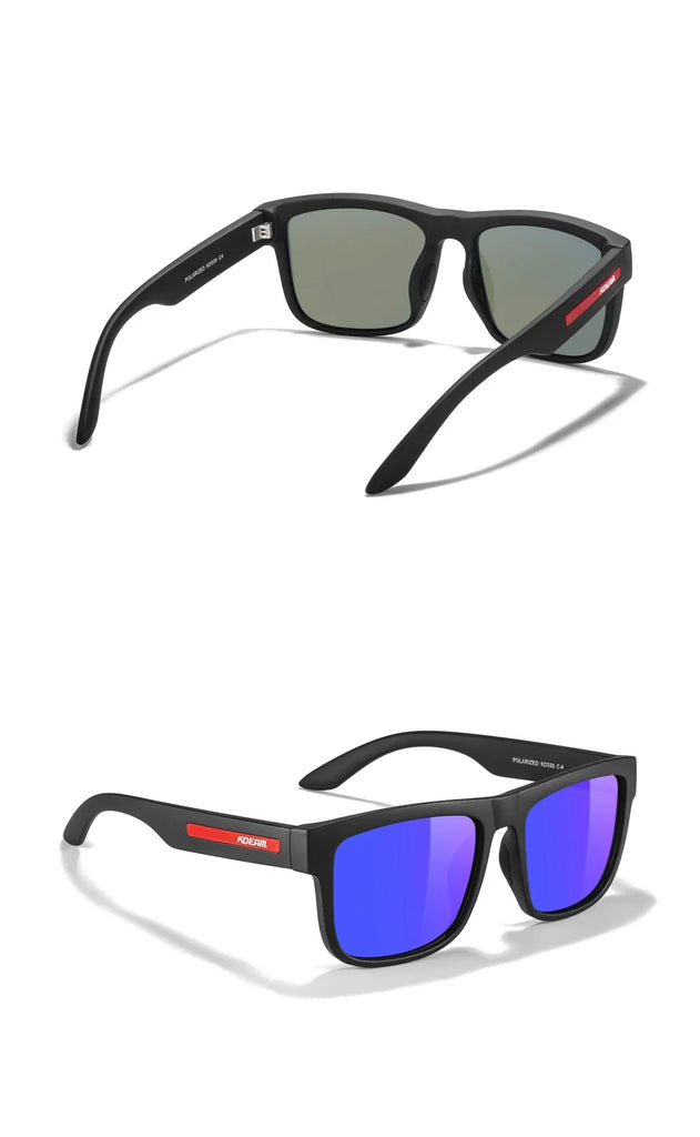 KDEAM Polarized Sunglasses – White Frame UV400 Protection
