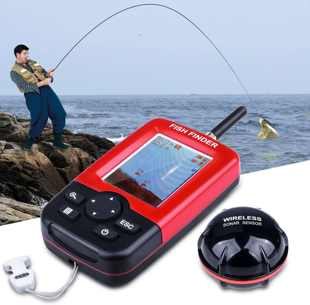 FindFish Portable Wireless Fish Finder XJ01 – Sonar Echo Sounder for Fishing