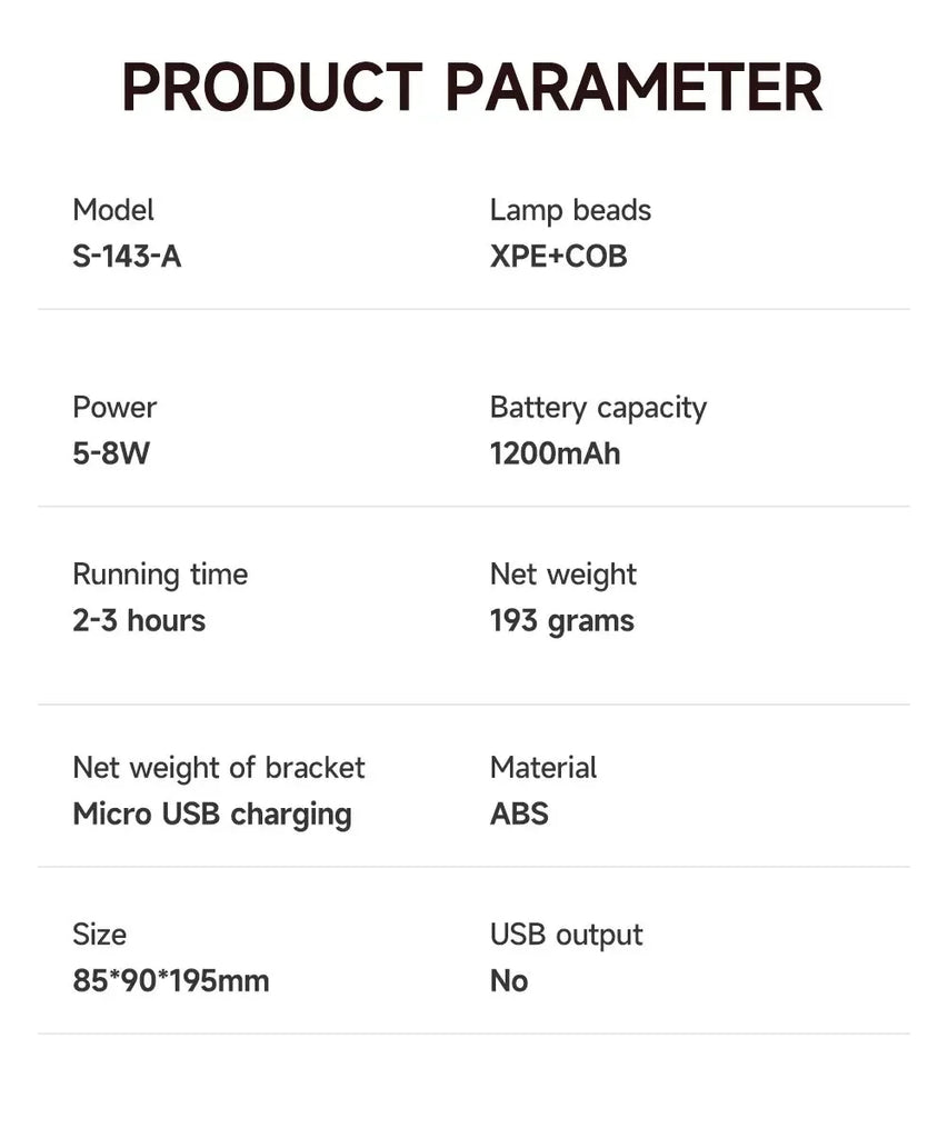 Ultra-Bright Waterproof LED Rechargeable Spotlight – USB Powered Searchlight for Camping, Fishing & Outdoor Survival