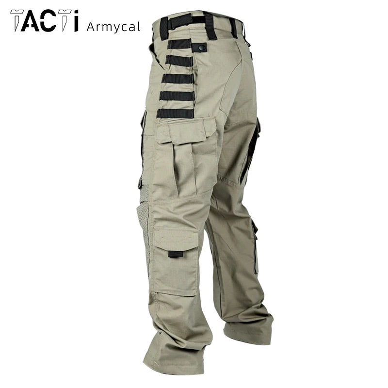 Men’s Military Tactical Cargo Pants – Quick-Dry, Multi-Pocket, Wear-Resistant Combat Trousers