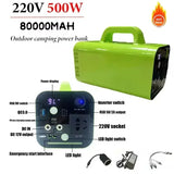 Robinella 500W Portable Power Station – 80000mAh LiFePO4 Battery Backup | AC/DC/USB Output | Outdoor Camping & Emergency Power Supply (220V) thumbnail 4