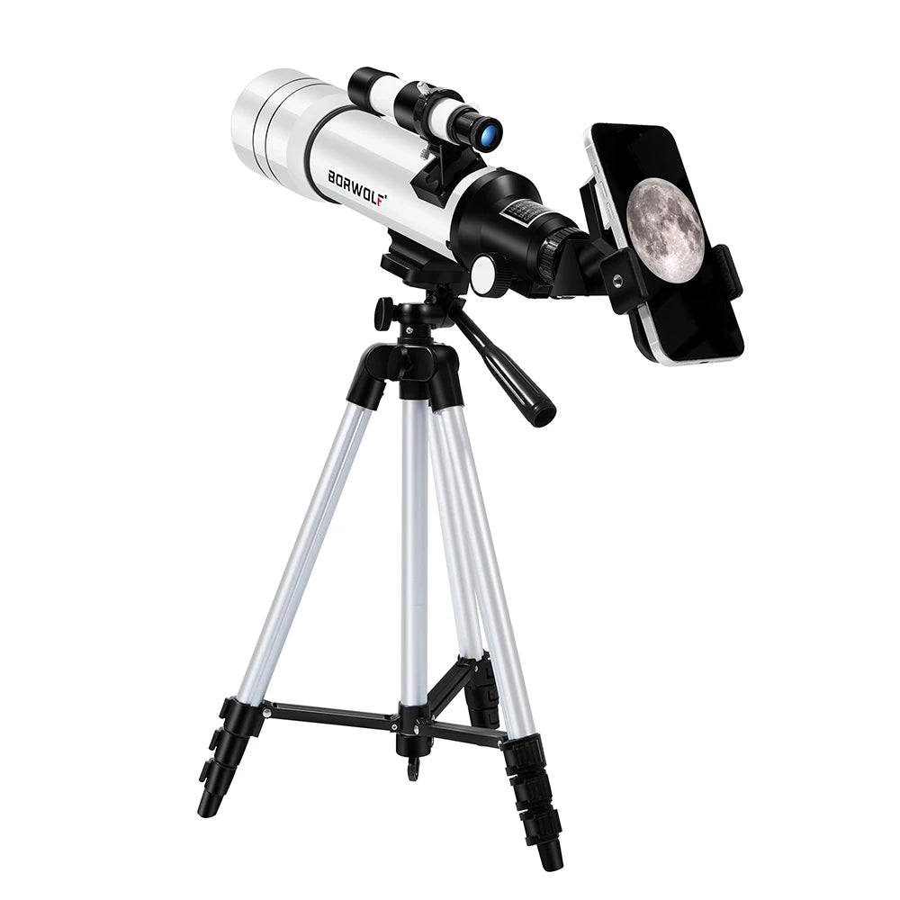BORWOLF 70400 Professional High-Definition Astronomical Telescope – 333X Magnification