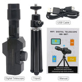 WiFi Digital Telescope 70X Zoom with 2MP Camera & 1080p Video | Mobile Detective Crosshairs Positioning | Lightweight & Portable Design thumbnail 24