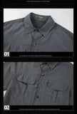 Men’s Lightweight Quick-Drying Tactical Shirt – Breathable Military-Style Long-Sleeve Cargo Shirt for Hiking, Camping & Outdoor Adventures thumbnail 10