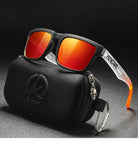 KDEAM Polarized Sunglasses – Unisex Square Frame UV400 Outdoor Eyewear (Red Mirror Lens, Model KD332) thumbnail 32