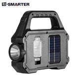 Solar Rechargeable Flashlight – Zoomable Waterproof COB LED Torch & Portable Lantern thumbnail 2