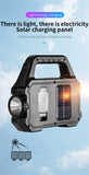 Solar Rechargeable Flashlight – Zoomable Waterproof COB LED Torch & Portable Lantern thumbnail 15