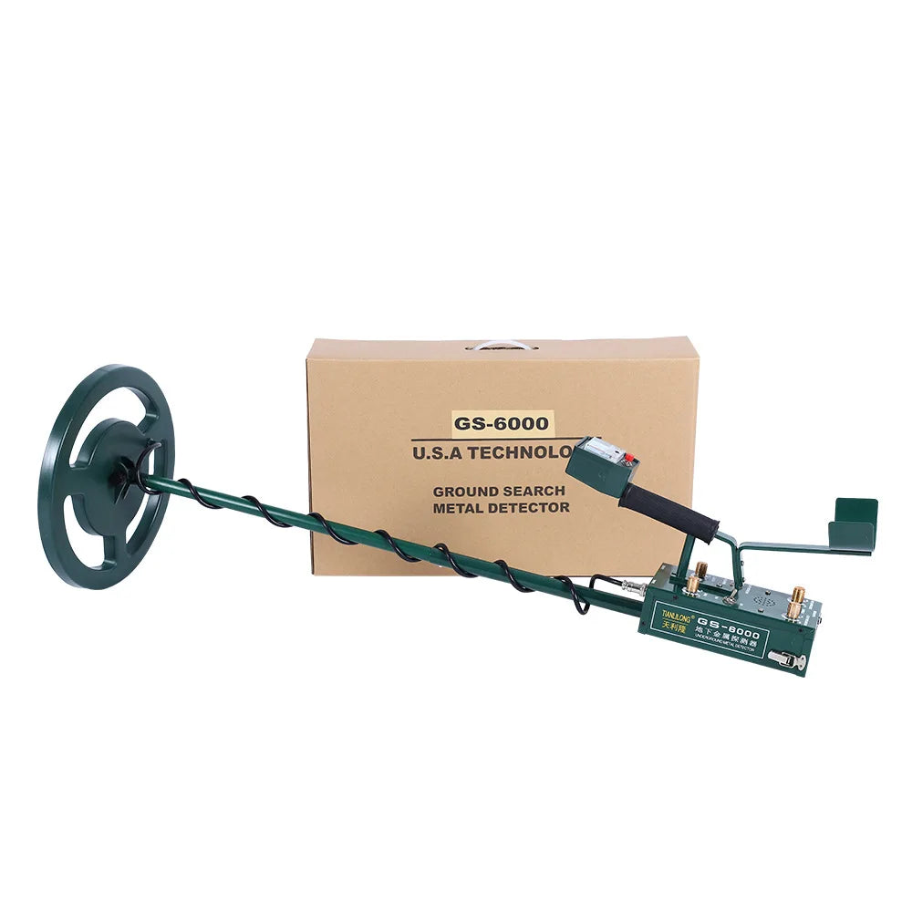 GS6000 Professional Underground Metal Detector – High-Sensitivity Pinpointer for Gold, Silver & Treasure Hunting