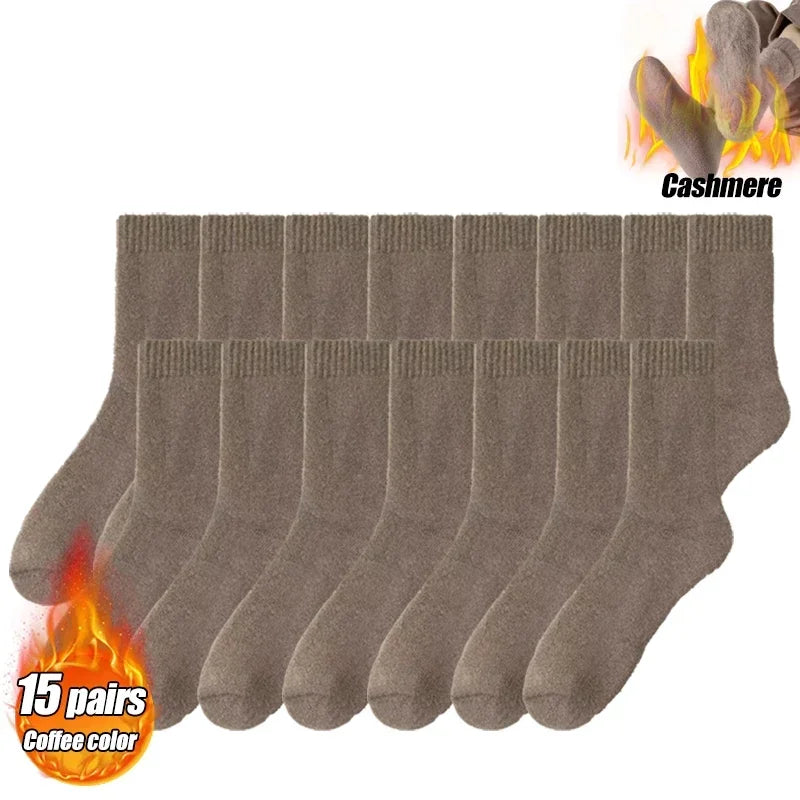 Winter Thermal Socks for Men & Women – Insulated Cold Weather Hiking Socks (Multiple Pairs Available)