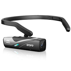 Ordro EP8 Head-Mounted 4K Action Camera – Hands-Free Vlogging, Filmmaking & Adventure Recording