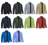 TACVASEN Men’s Lightweight Bomber Jacket – Casual Zip-Up Workwear for Spring & Fall, Water-Resistant Outdoor Windbreaker thumbnail 29