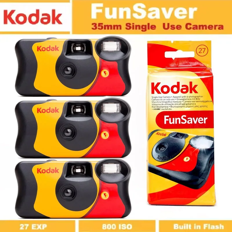 Kodak FunSaver Disposable Camera with Flash – 1 to 5 Pieces