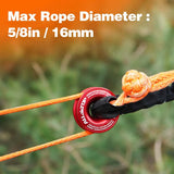 48,300 lbs Synthetic Soft Shackle & 66,000 lbs Recovery Ring Set – Heavy-Duty Off-Road Winch Recovery Kit (2 PCS) thumbnail 12